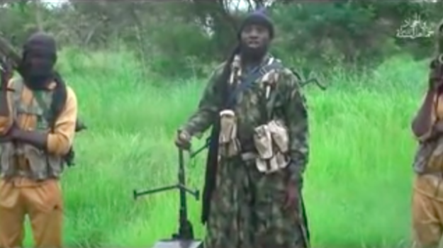 Shekau during the video.