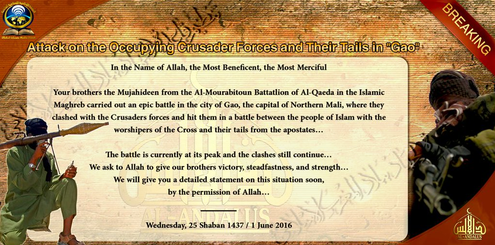 Mali: AQIM and Security Related Incidents in May 2016